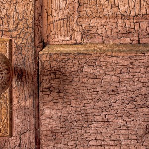 Old weathered church door